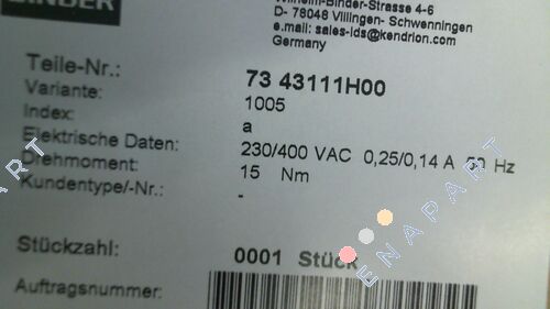 73 43111H00-1005