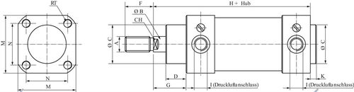 XL-100-0250-050 cilindros