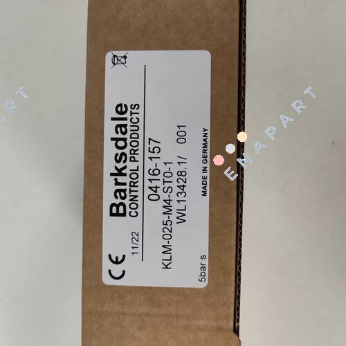P/N: 0416-157, Type: KLM-025-M4-ST0-1 interruptor de presión