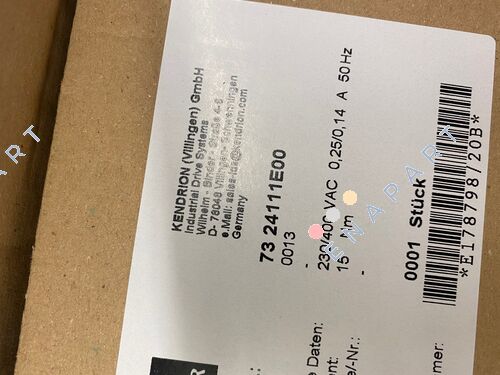 73 24111E00-0013 Frenos de corriente trifásicos