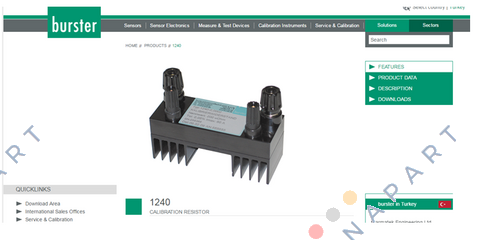 1240-100 Resistencia a la calibración