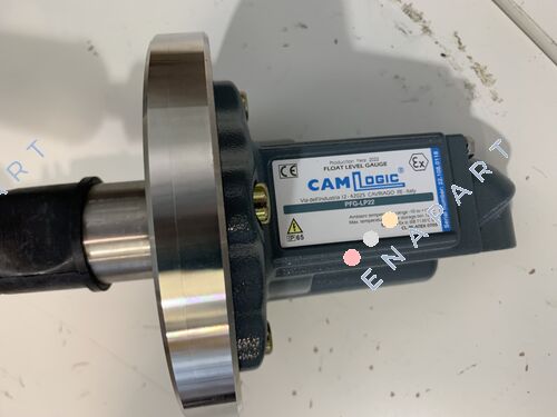 PFGLP22-3 Indicador de nivel para líquidos con brida con fuelle de goma