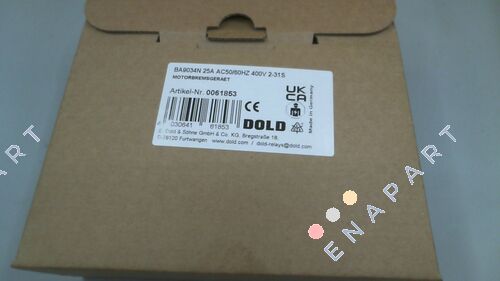p/n: 0061853, Type: BA9034N 25A AC50/60HZ 400V 2-31S Relé de freno de motor