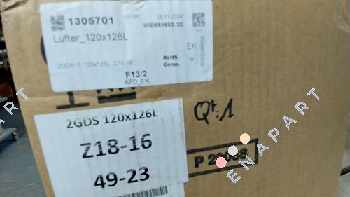 2GDS15 120/126L Z18-16 VENTILADOR CENTRÍFUGO