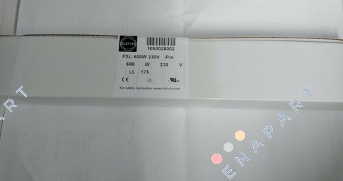 FSL 600 W 230 V Calentador de panel largo infrarrojo de cerámica FSL