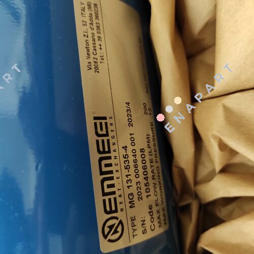 MG 131-535-4 Intercambiador de calor agua-aceite serie MG standard