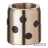 GUIDE BUSH, BRONZE WITH SOLID LUBRICANT