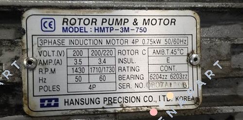 HMTP-3M-750-212HAVB Bomba de engranajes
