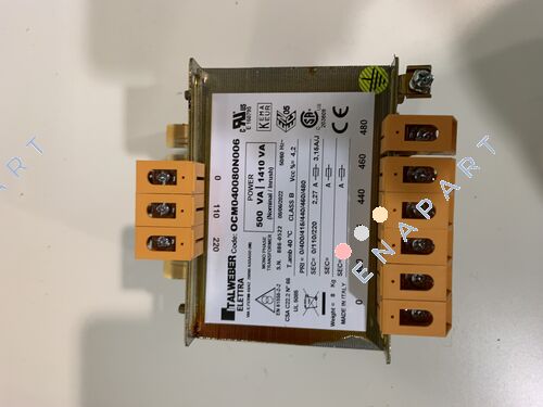 OCM040080N006 TRANSFORMADOR DE CONTROL MONOFÁSICO