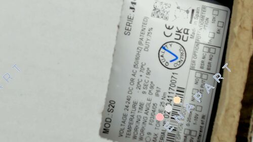 AMK2EH25K Válvula de bola de latón de 2 vías DN25 + J4C S20