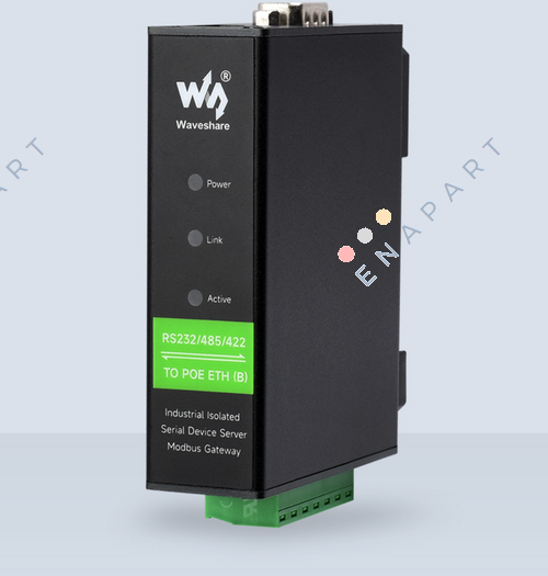 RS232/485/422 Servidor serie con montaje en riel