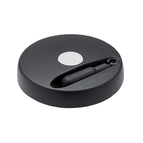 Plastic Solid Handwheel with Revolving Spring Loaded Fold-Away Handle by ELESA®