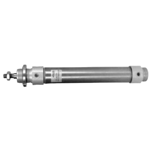 DOUBLE-ACTING ROUND CYLINDERS MADE OF STAINLESS STEEL Ø 32 - 40 MM WITH END POSITION CUSHIONING