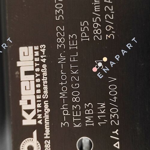 KTE3 80 G 2 KT FL IE3 motor K trifásico