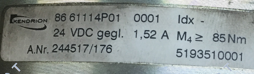 86 61114P01-0001 Armadura de freno +