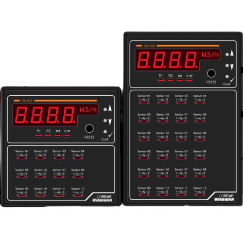 Multi channels temperature and analog signal display