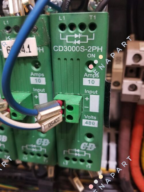 CD3000S 2PH/10A/-/480V/NO/SSR/ZC/NF/UL/IM  old code / new code DS201040SZ000L10 