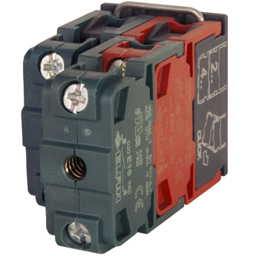 2 N.O.+2 N.C. with flange