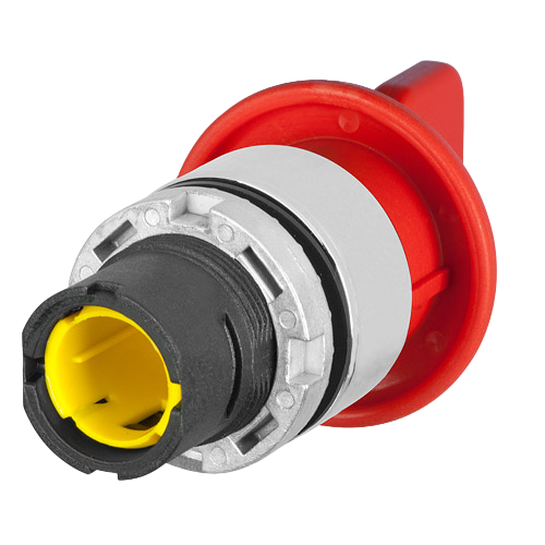 Mushroom push-button Ø 40, key release