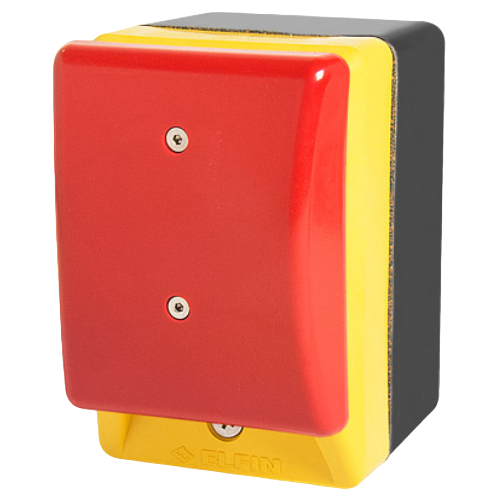 Palm switches, mushroom button, with enclosure