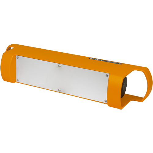 Aluminium two-hand operation console with push-buttons