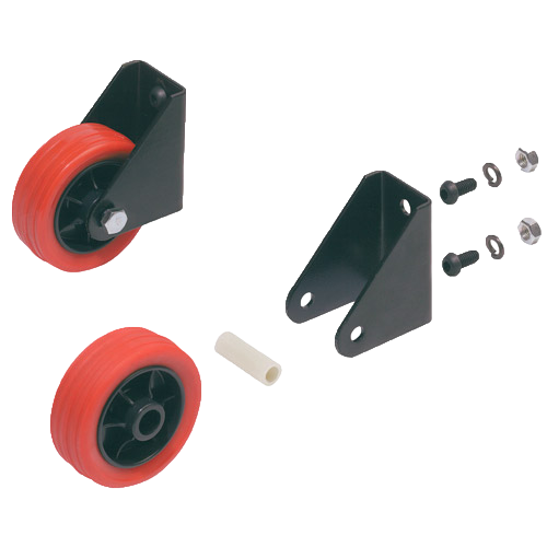 Set of castors for stand