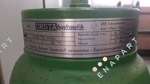 2,5/16 hidráulica de la batería