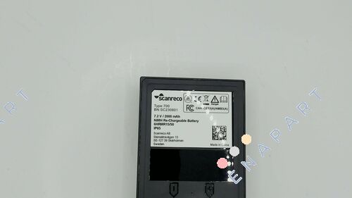 700 Batería G6 NiMH 2000 mAh 7,2 VDC con logotipo Scanreco gris