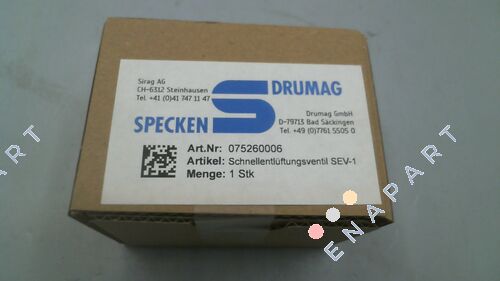 075560006 válvula de purga rápida