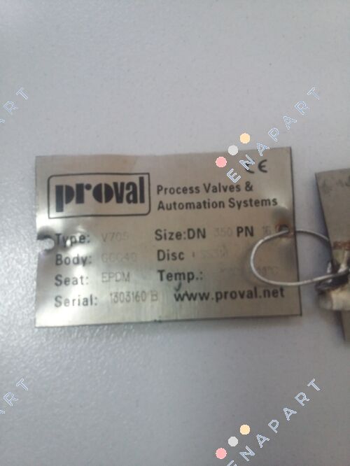 Type: V705  Serial:1303160 B DN350  La válvula de retención