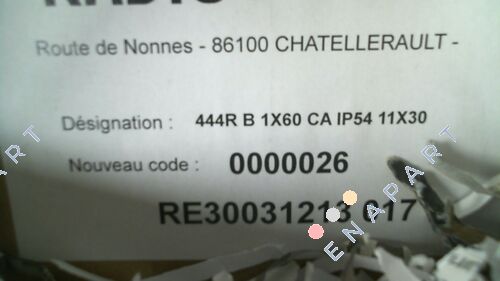 RE 0444R1B0.06CA Tacogenerador DC montado en brida Radio Energie