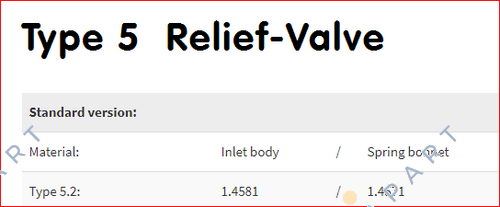 Typ 5.2 (1.4581 / 1.4571)  