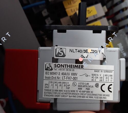 10000392 interruptor de parada de emergencia, 3 polos